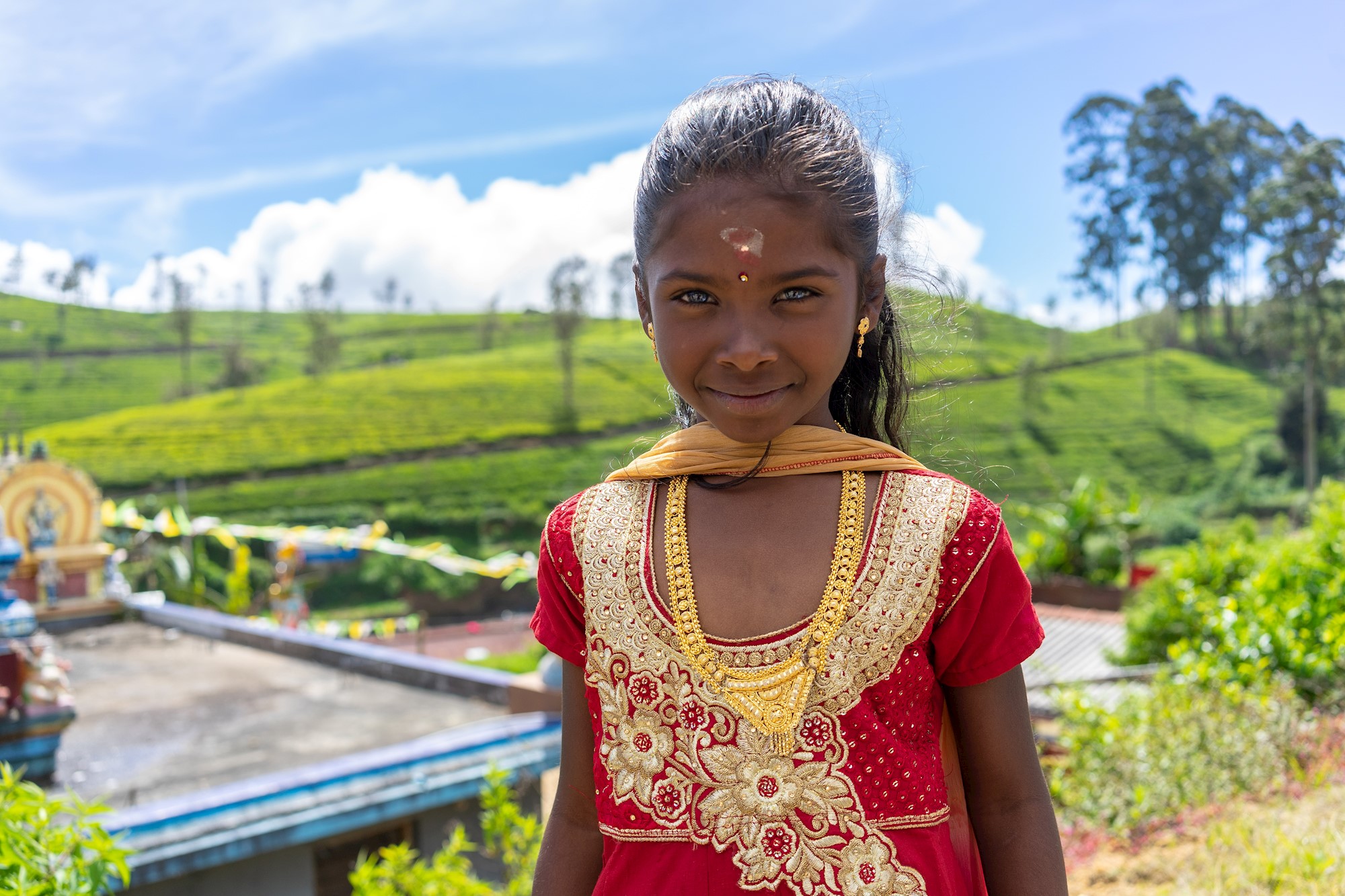 A local girl in Sri Lanka.